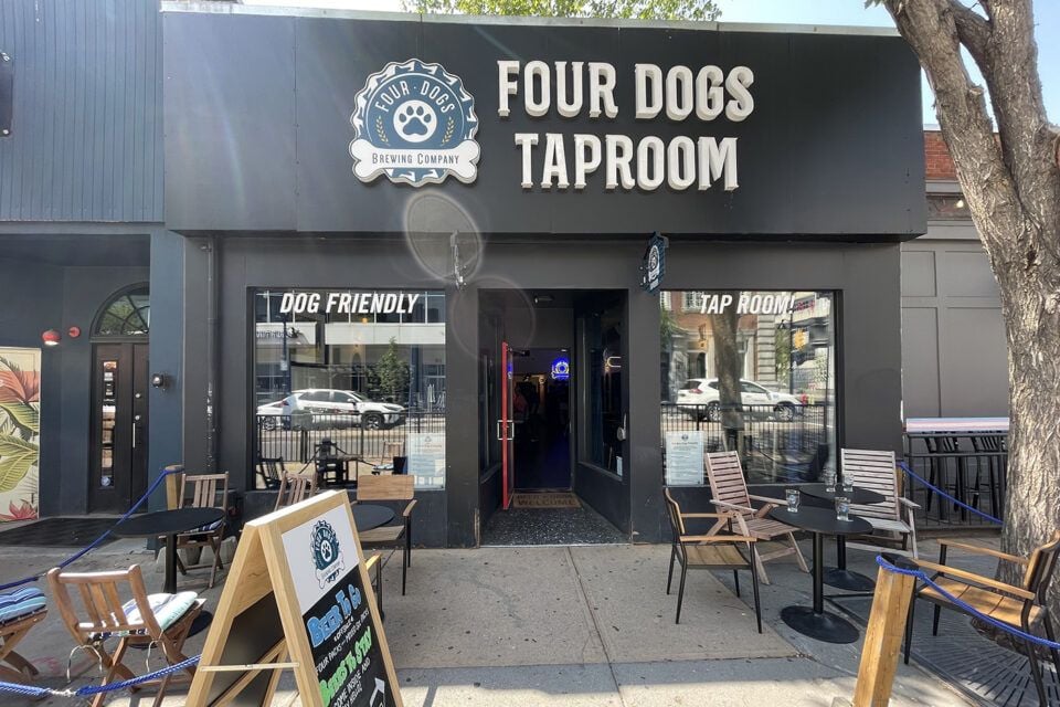 Inside Four Dogs Brewing Company, a New Dog-Friendly Brewery and Taproom in Victoria Park Inside Four Dogs Brewing Company, a New Dog-Friendly Brewery and Taproom in Victoria Park